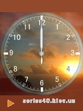 Landscape Clock - Sundown | 240*320