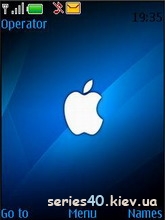 Apple blue by Ramon_ua | 240*320