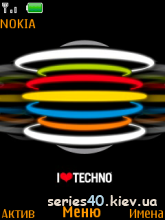 I Love Techno by VOVAN_234 | 240*320