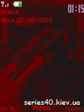 Nokia Red Grunge by MiXaiLL | 240*320