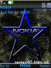 Nokia blue, red star by Kossstike | 240*320