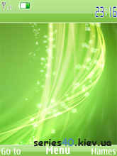 Green abstract by Kossstike | 240*320