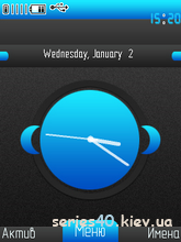 Nokia blue clock by tamerlan