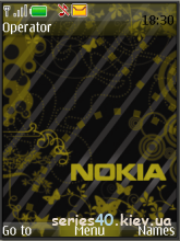 Gold Nokia by KoB6aCa & Vice Wolf | 240*320