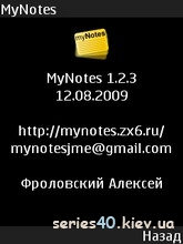 MyNotes v.1.2.3 | 240*320