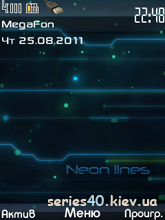 Neon lines by SyxaPb | 240*320