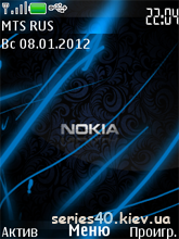 Nokia Blue Abstract by gdbd | 240x320