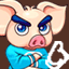 Angry Pig / Злая Свинья (Русская версия) | 240*320